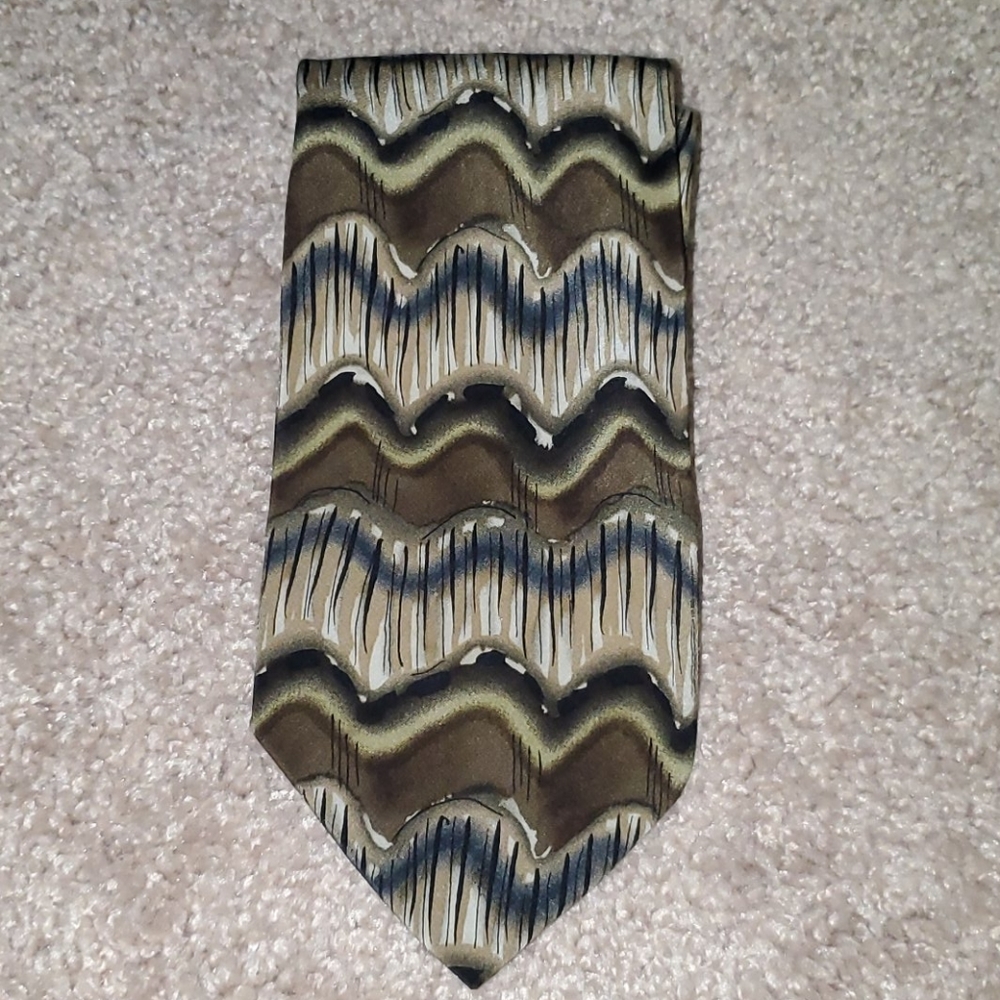 J. Garcia silk tie - Wired Crossroads - coll. 14